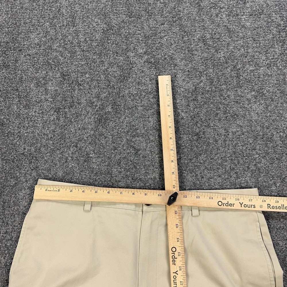 LL Bean Pants Mens 34x29 Beige Chino Natural Fit Straight Leg Cotton Casual - Picture 6 of 11